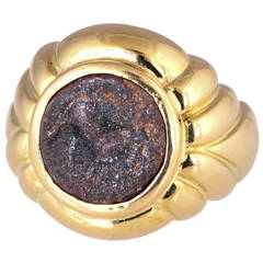 Bulgari Gold Ancient Coin Ring