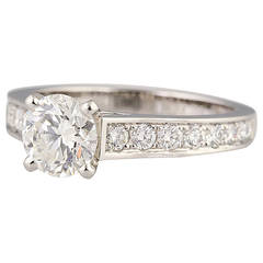 Cartier Diamond Platinum Engagement Ring