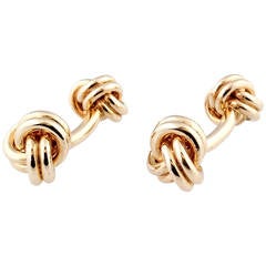 Tiffany & Co. Gold Knot Cufflinks