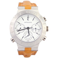 Bulgari Montre-bracelet chronographe Diagono Rattrapante Split Second en platine