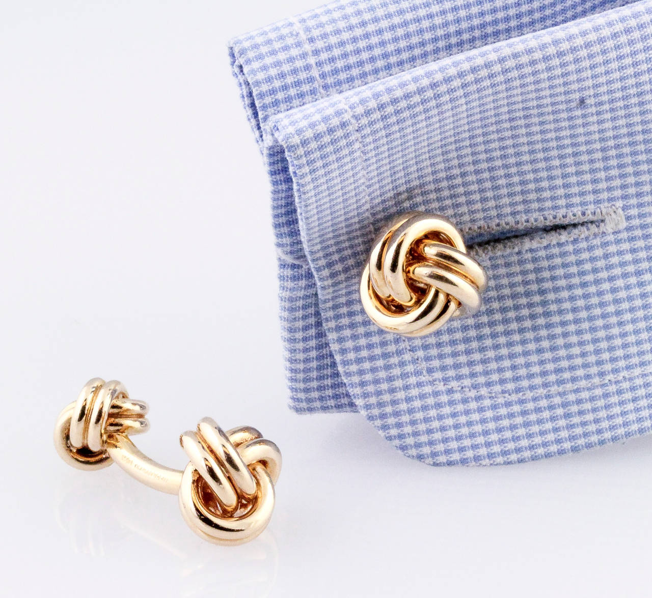 Contemporary Tiffany & Co. Gold Knot Cufflinks