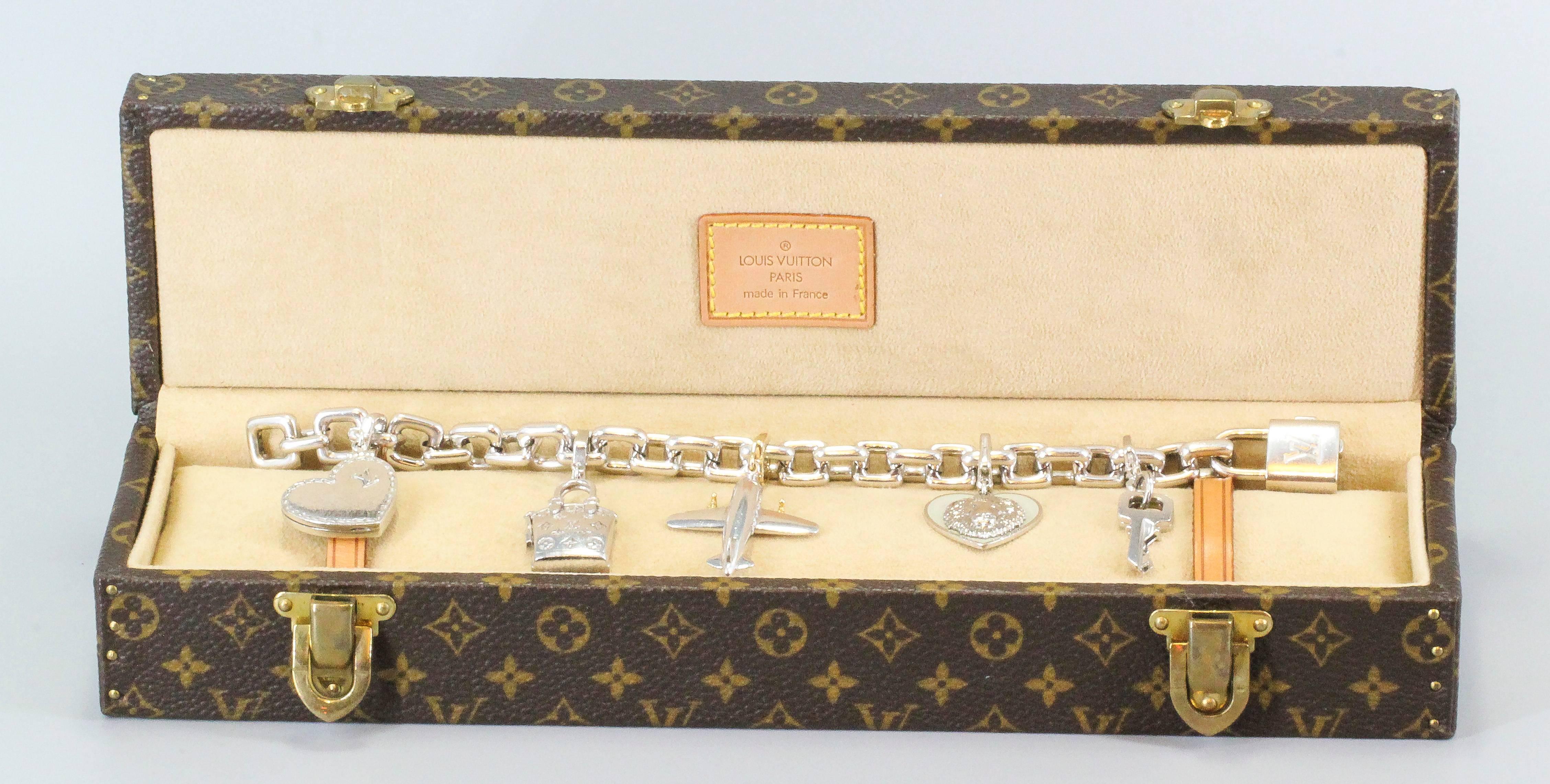 Louis Vuitton Gold Charm Bracelet 5