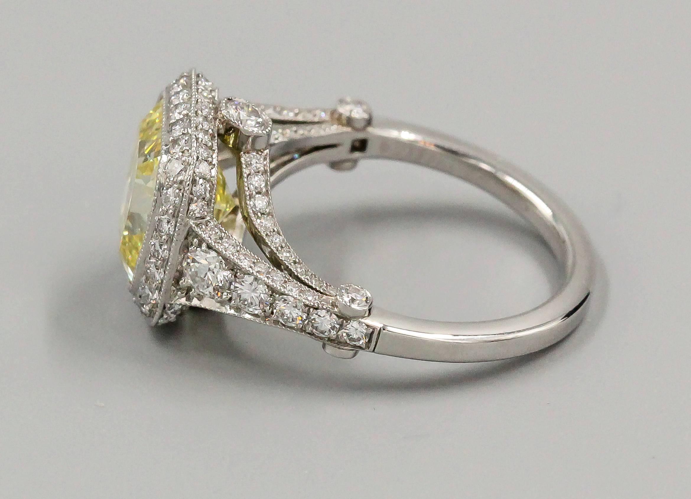 yellow diamond rings tiffany