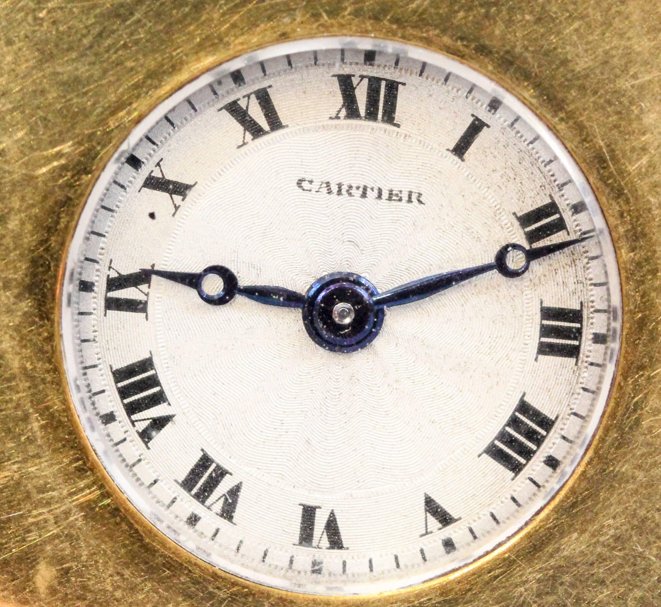 Women's or Men's Cartier EWC Yellow Gold Shutter Minute Repeater Pocket Watch