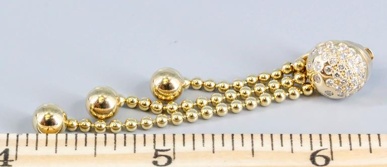 cartier diamond chandelier earrings