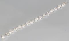 Van Cleef & Arpels Lotus Collection Diamond Gold Leaf Link Bracelet