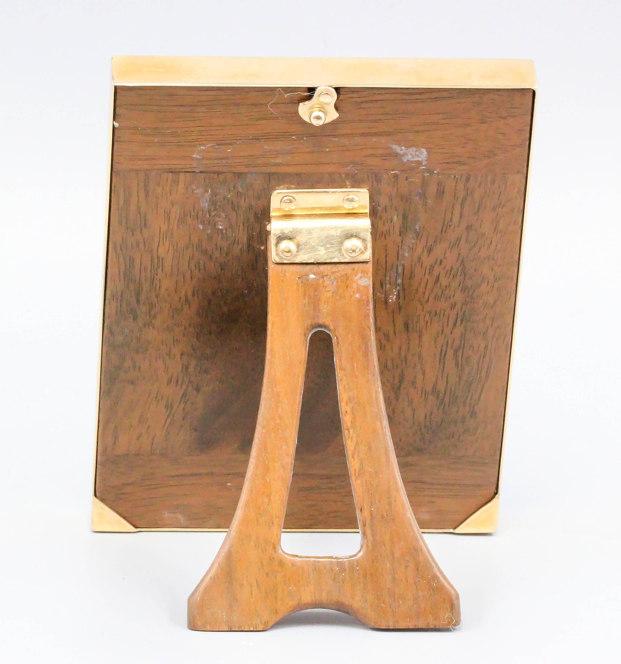 1920s Tiffany & Co. Makers Art Deco Gold Picture Frame In Good Condition In New York City, NY