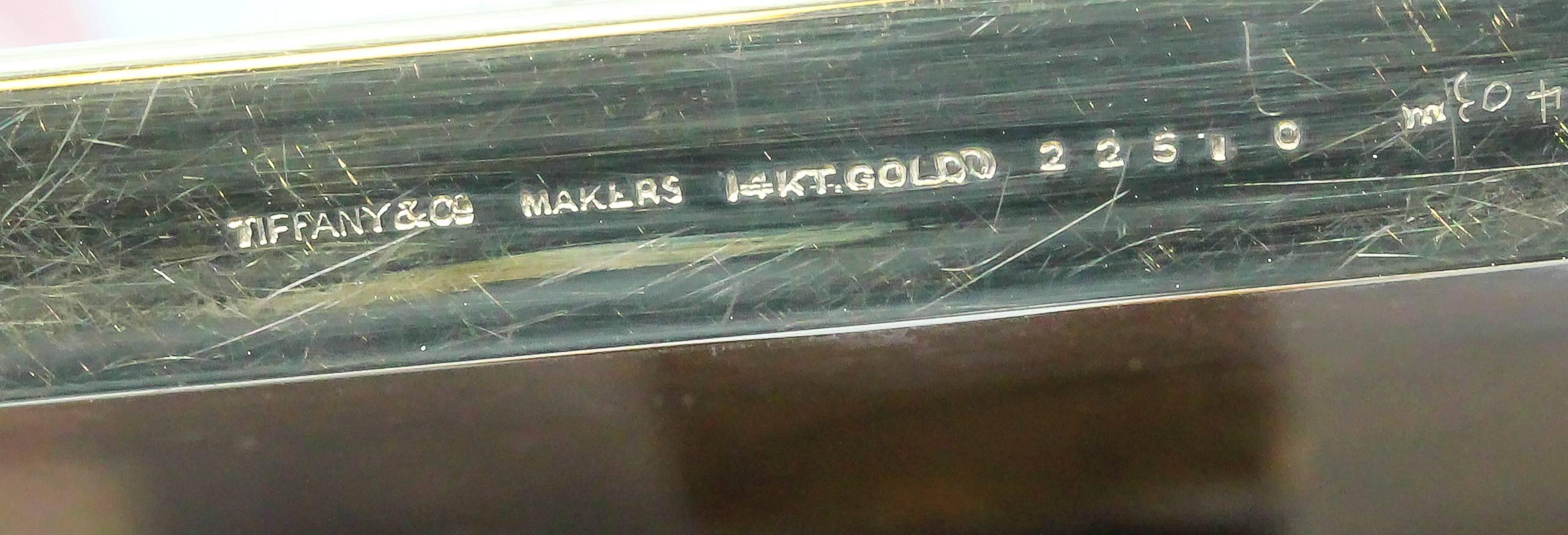 1920s Tiffany & Co. Makers Art Deco Gold Picture Frame 1
