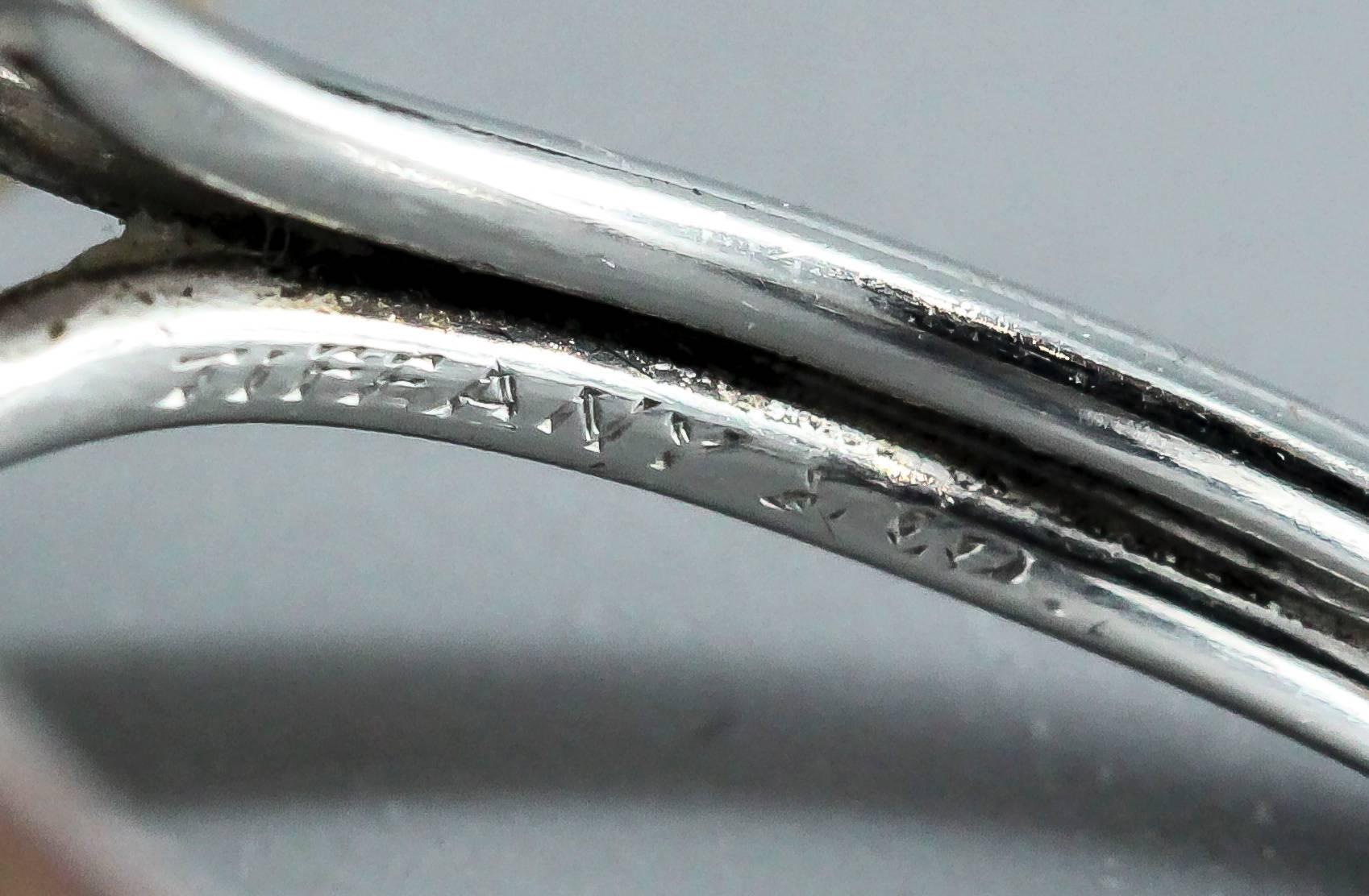 Tiffany & Co. Großer Tansanit-Diamant-Platinring 2