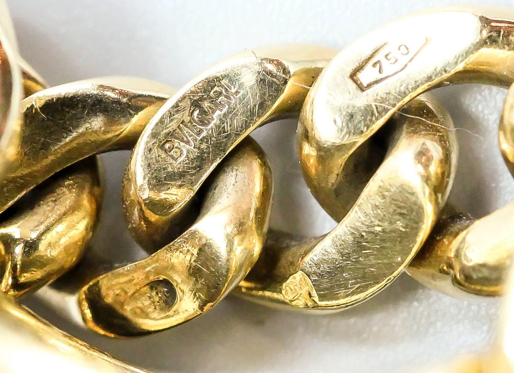 Bulgari Ancient Coin Diamond Gold Flexible Ring 5