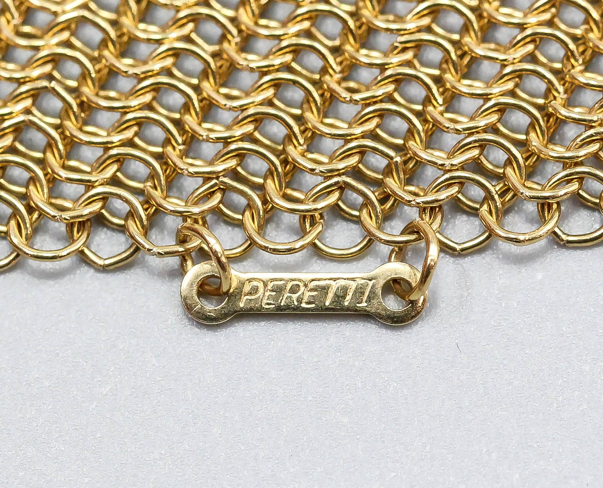 mesh gold chain