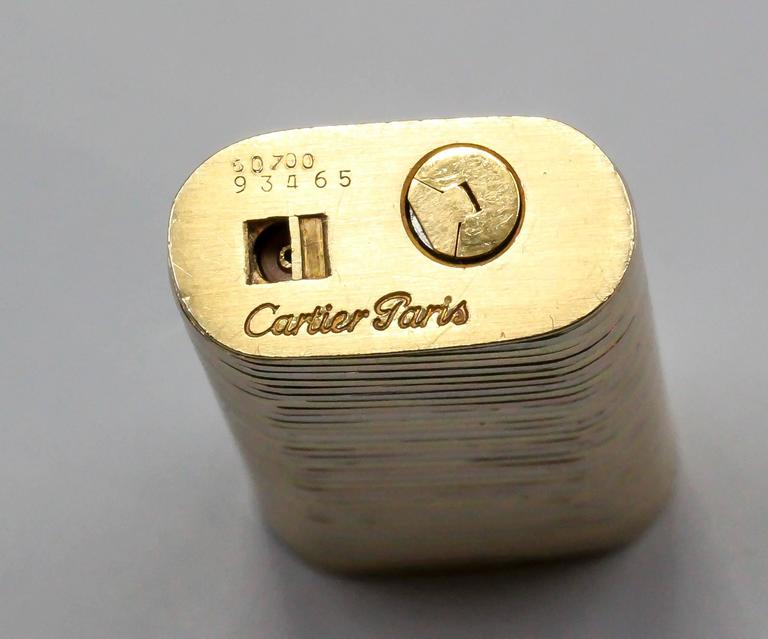 Women's or Men's Cartier Paris Trinity Gold Lighter