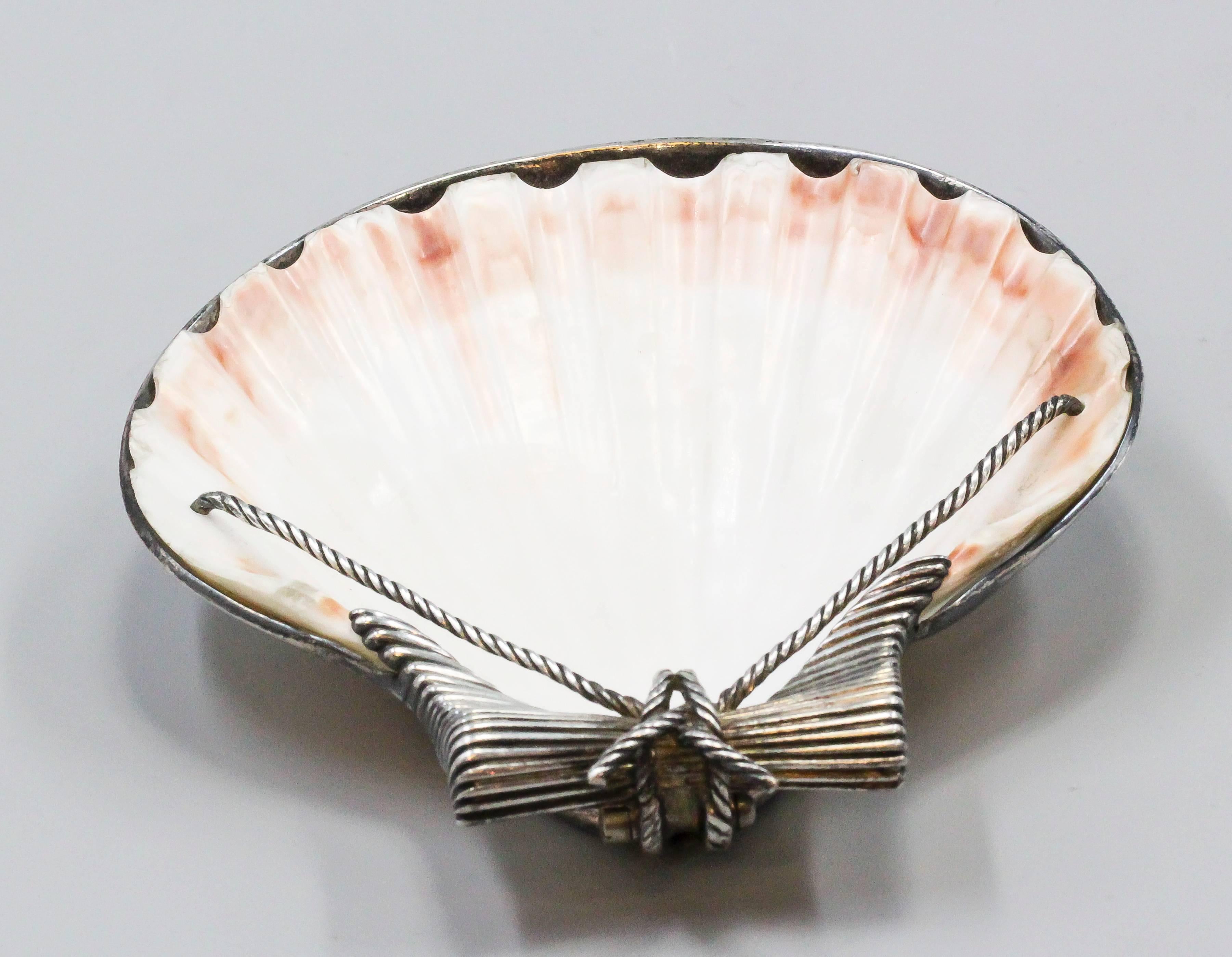 Tiffany & Co. Schlumberger Sterling Silver Seashell Tray 2
