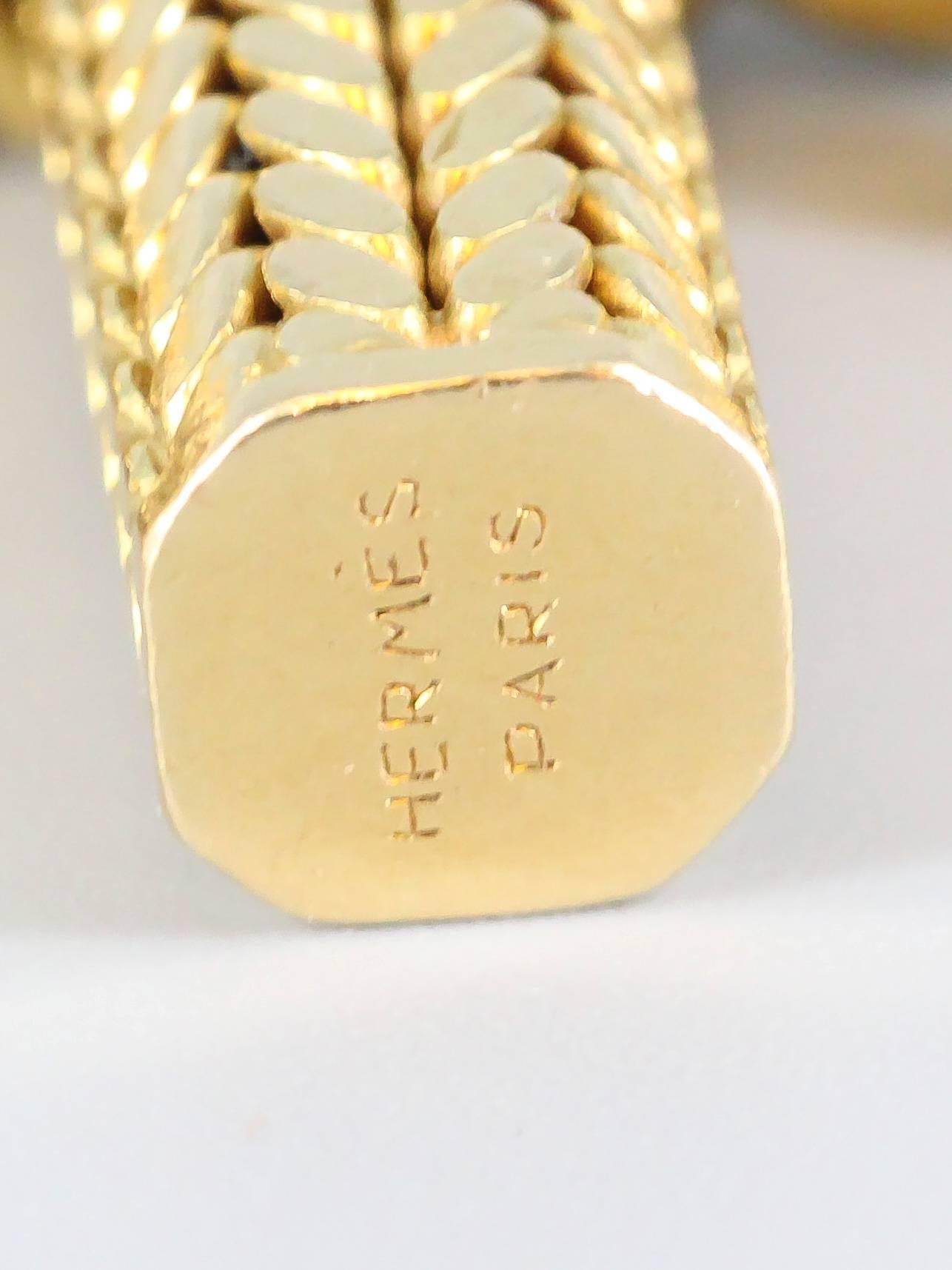 hermes toggle necklace