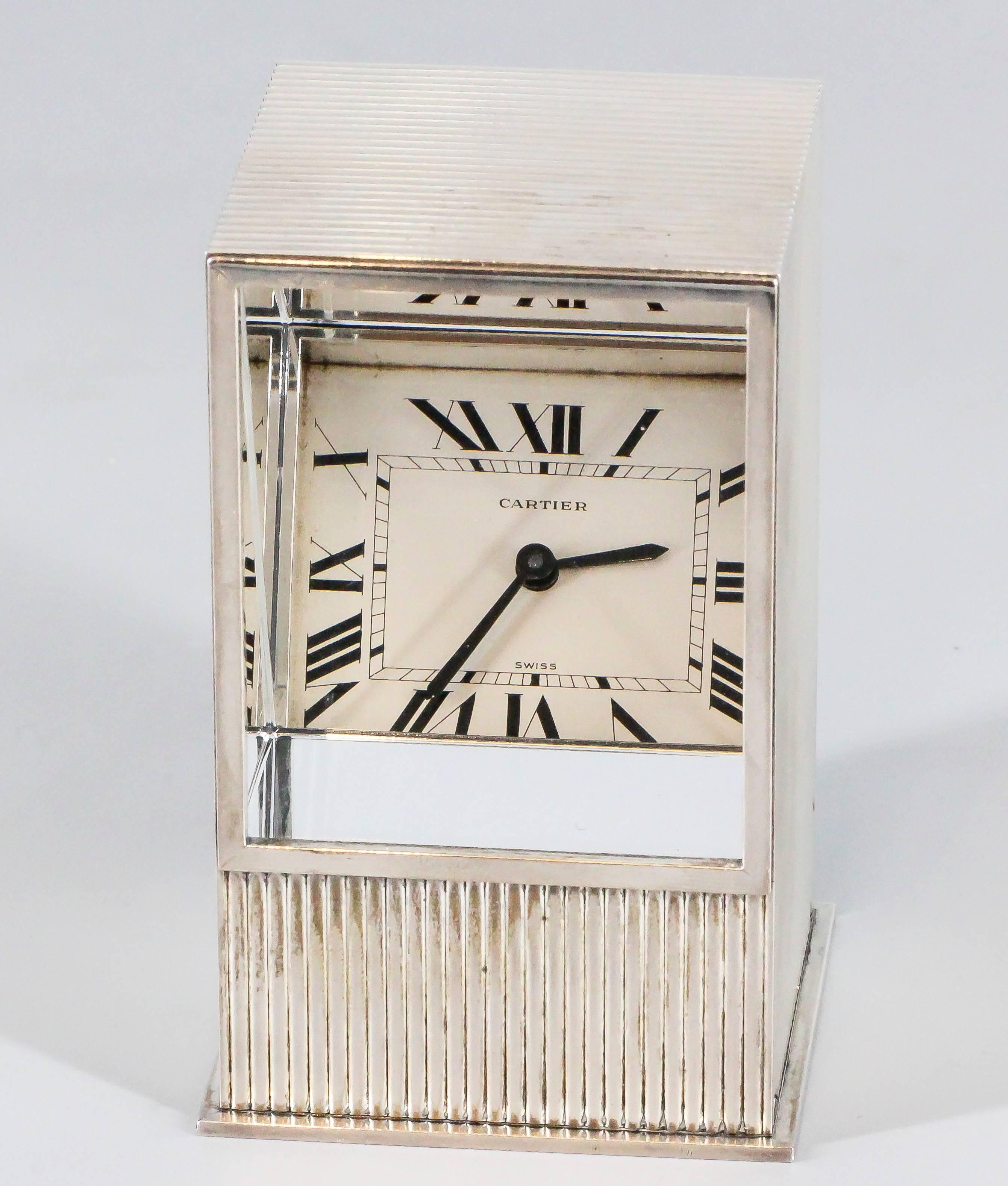 cartier mystery clock