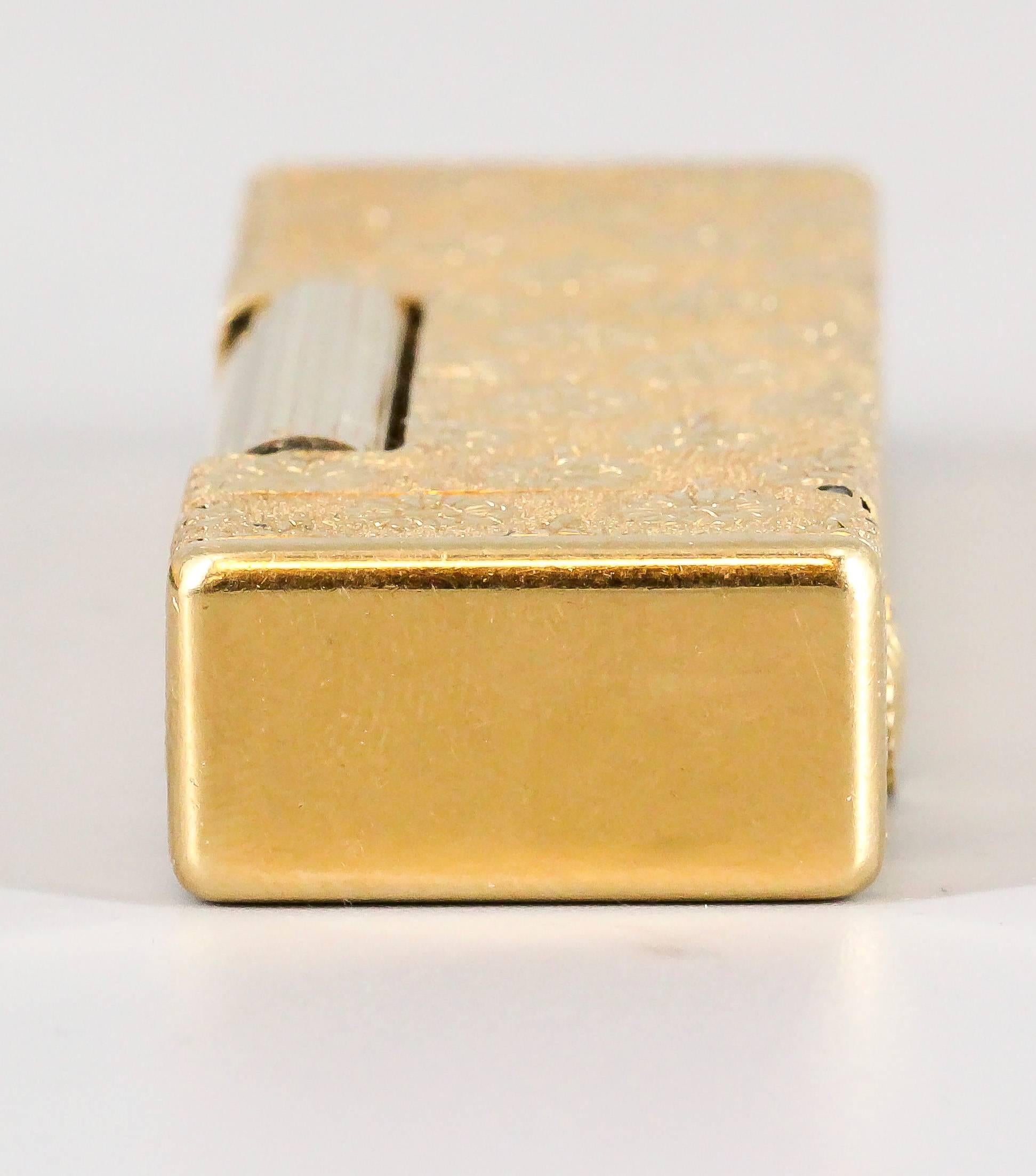 1960s Boucheron Gold Marguerite Lighter In Good Condition In New York, NY