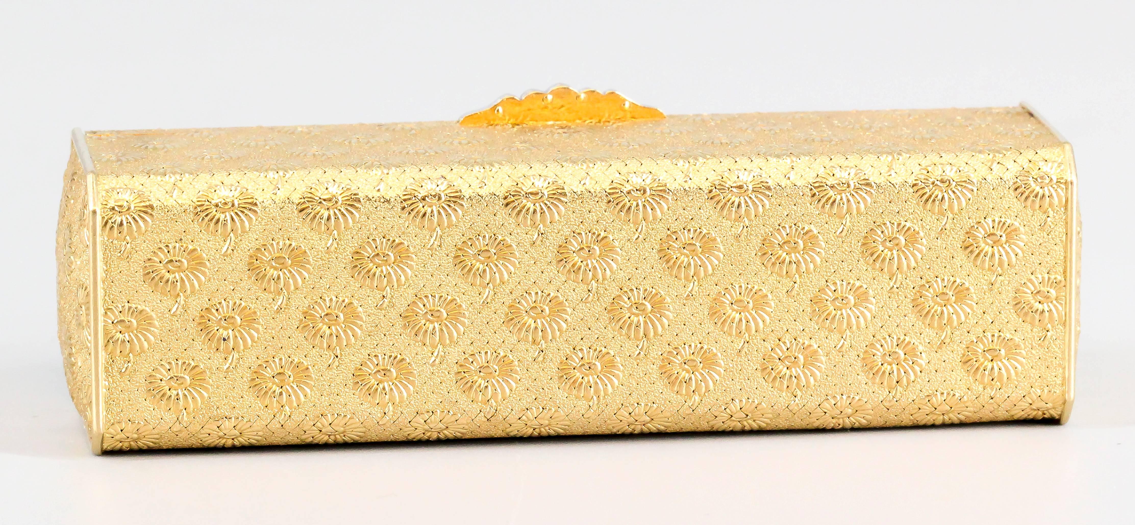 Boucheron Paris Marguerite Sammlung Diamant Gold Box 1