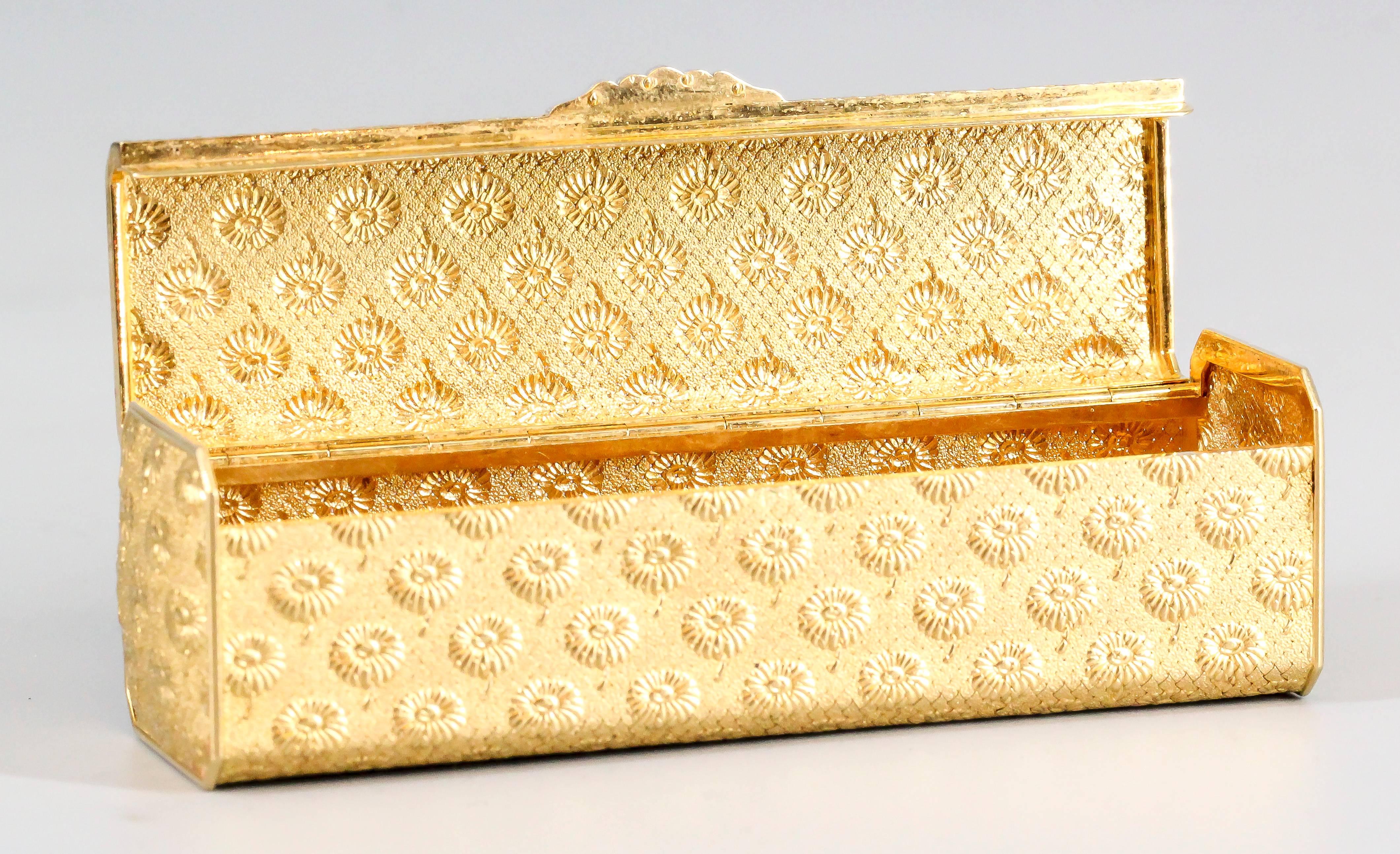 Boucheron Paris Marguerite Sammlung Diamant Gold Box 2