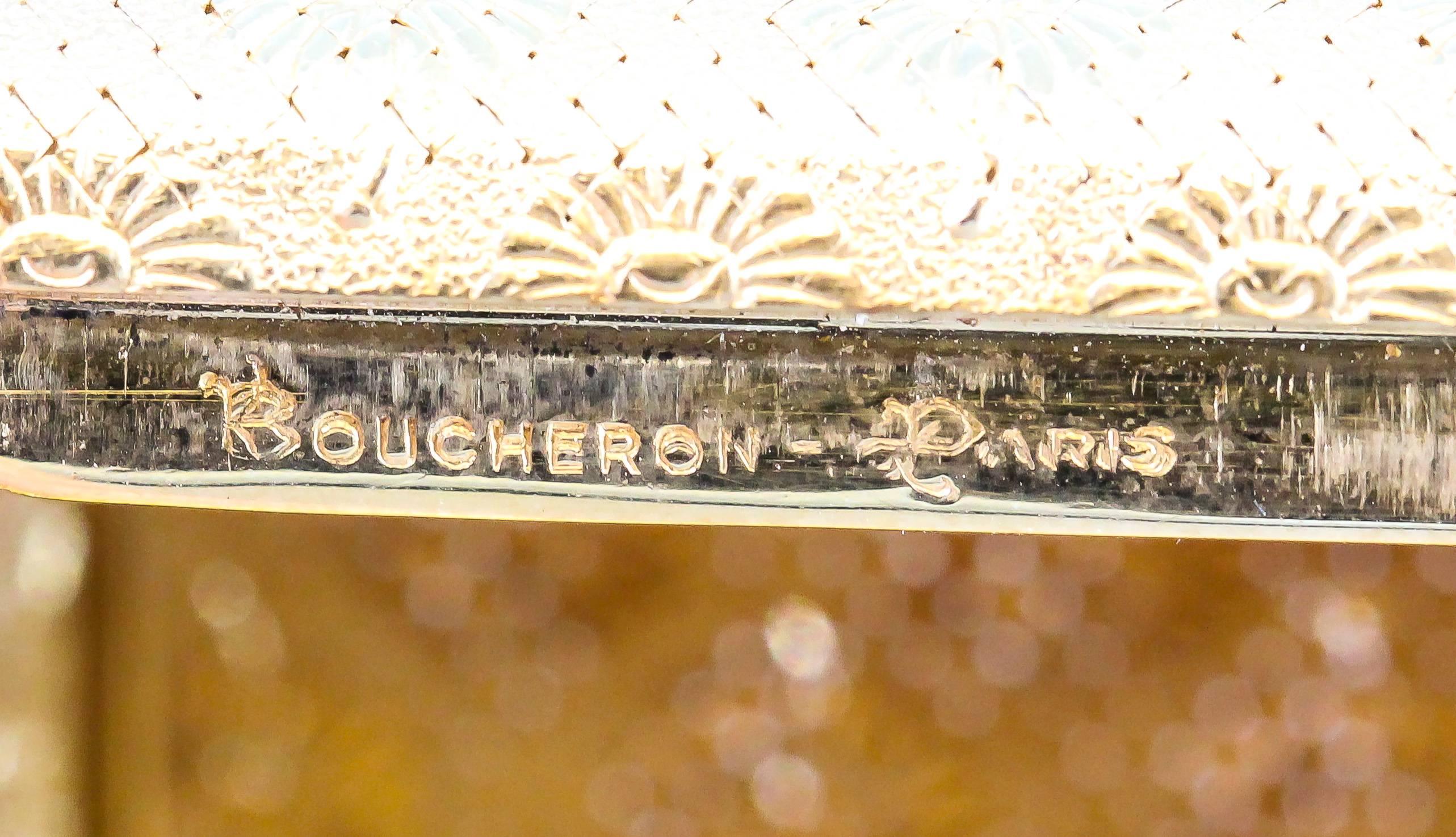 Boucheron Paris Marguerite Sammlung Diamant Gold Box 4