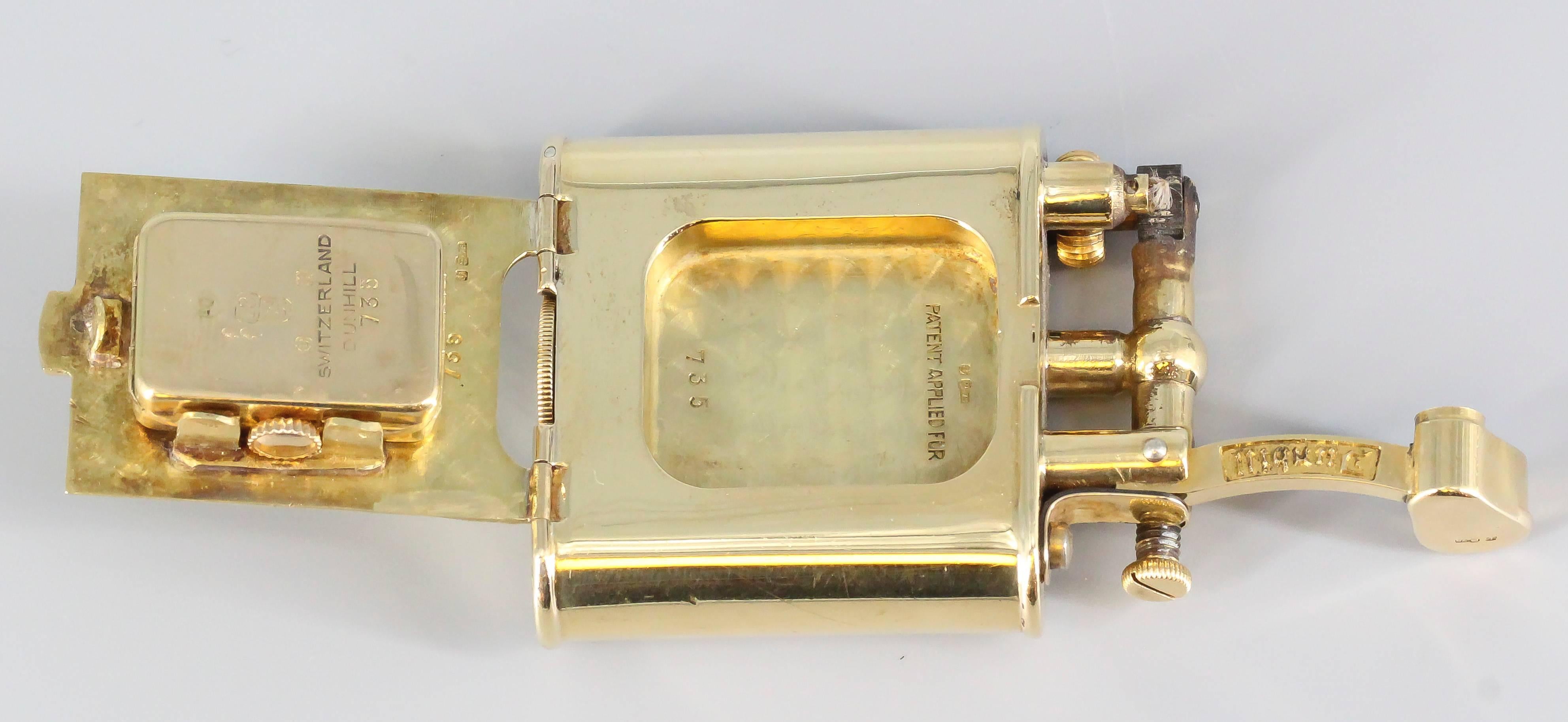 Dunhill Retro Gold Lighter Watch 1
