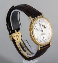 Breguet Yellow Gold Classique Moon Phase Automatic Wristwatch Ref 3130