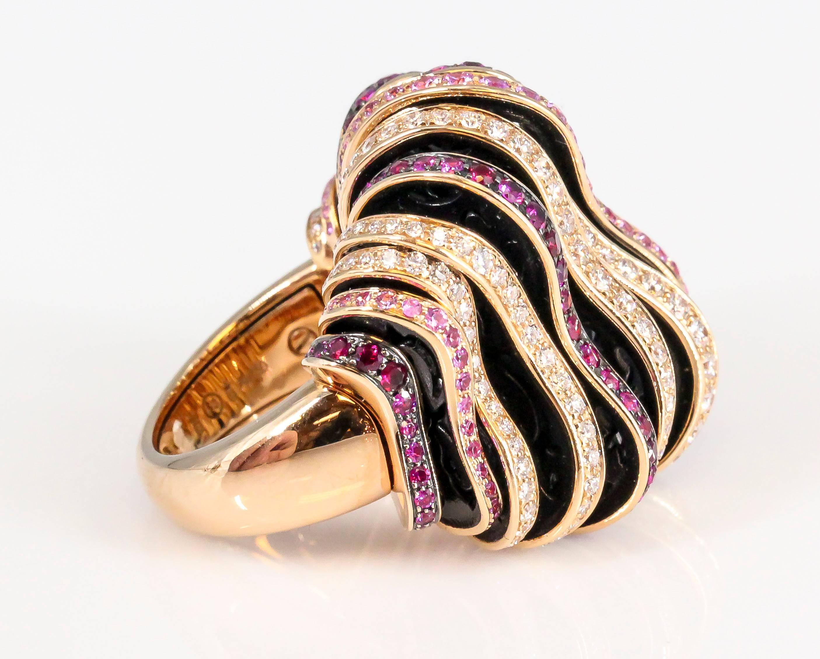 rose gold fashion rings