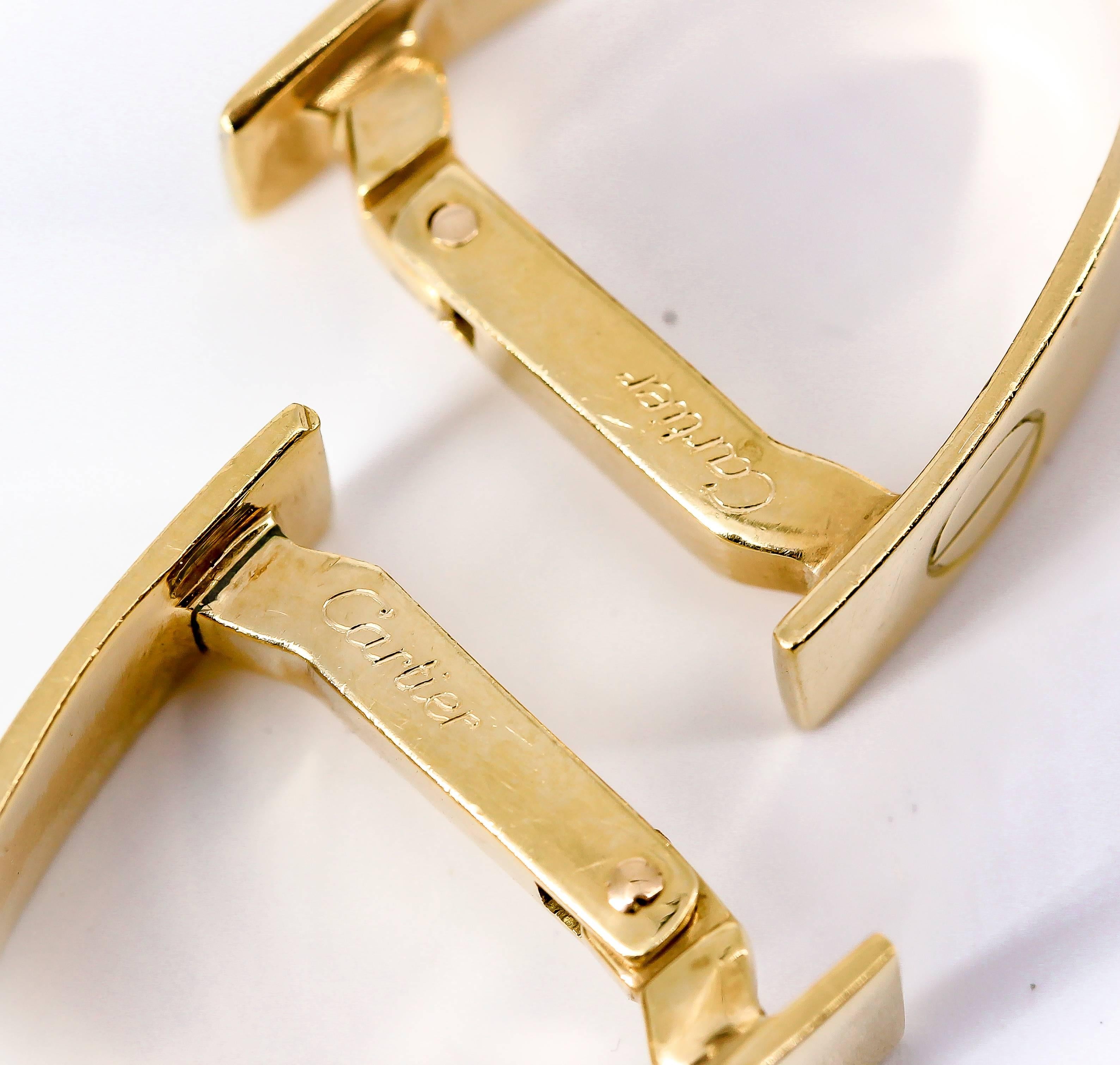 Cartier Love Gold Cufflinks 1