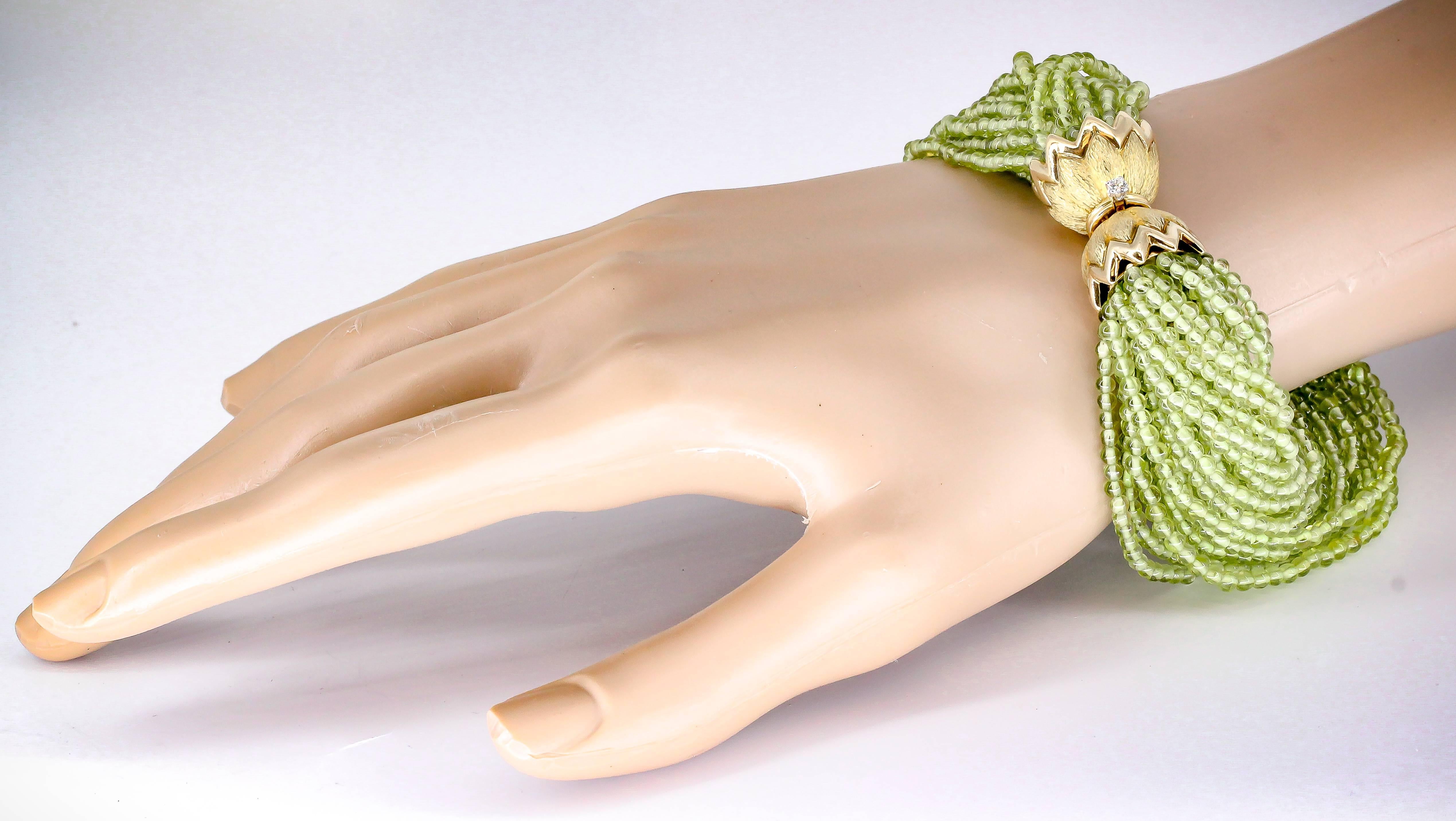 peridot bracelet tiffany