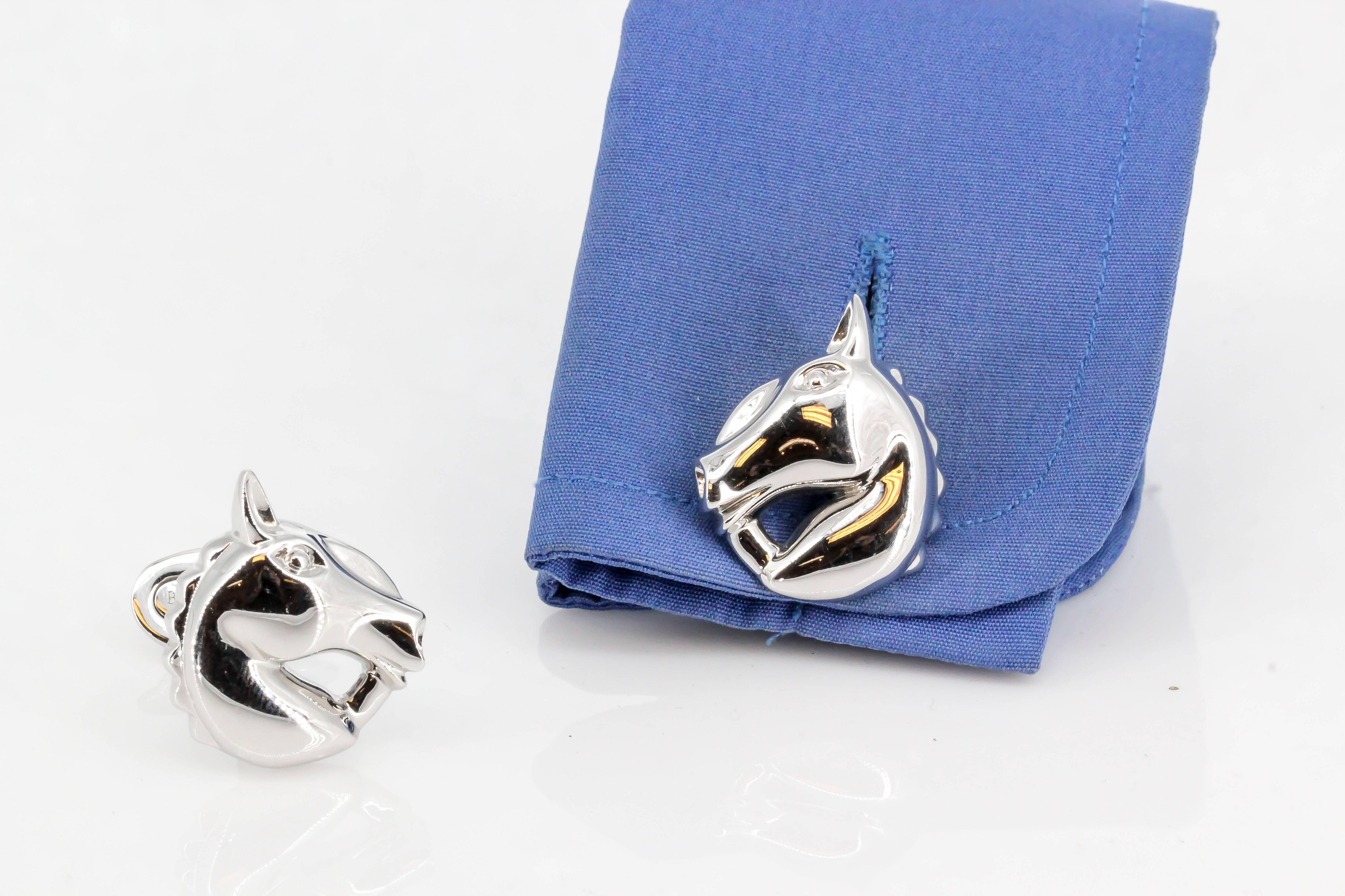 horse cufflinks