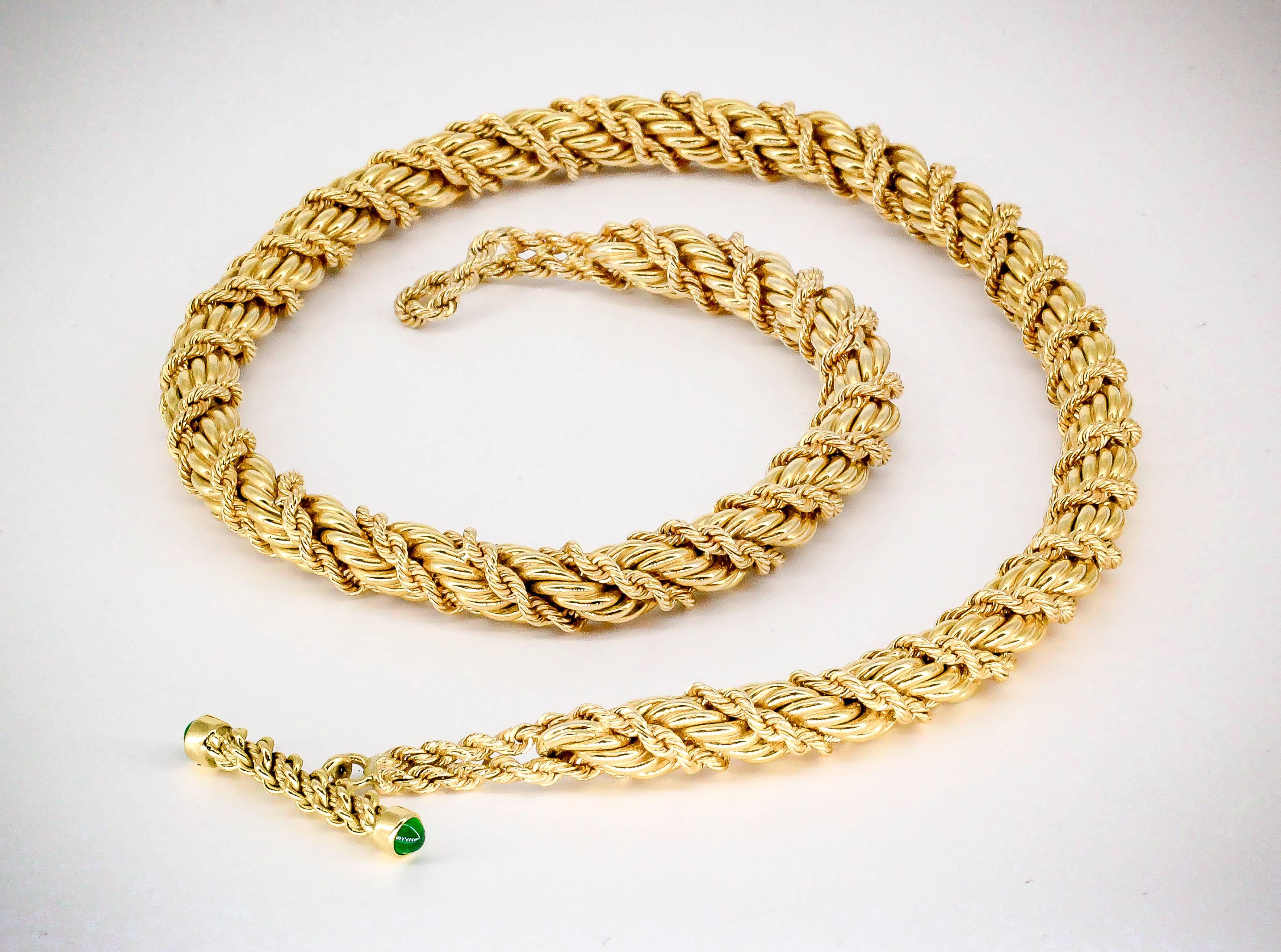 tiffany rope necklace