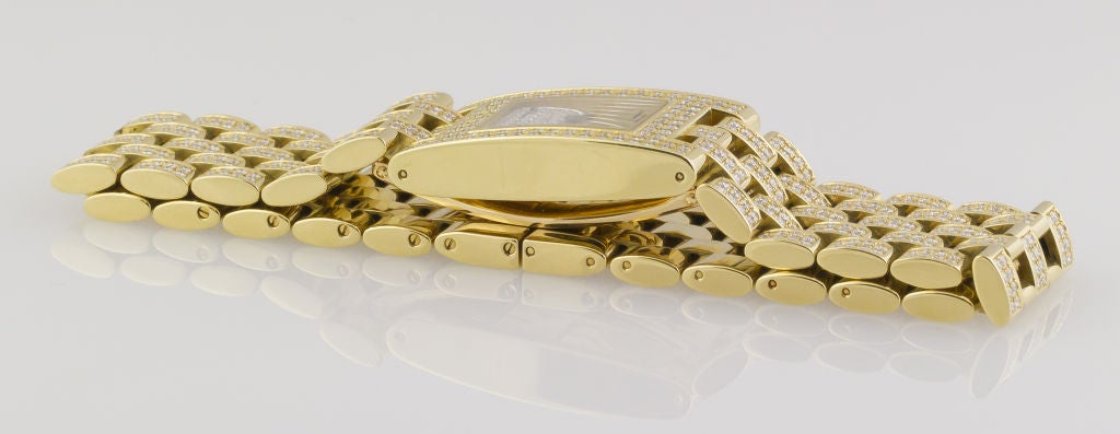 Women's Chaumet Ladies Yellow Gold Diamond Quartz Wristwatch
