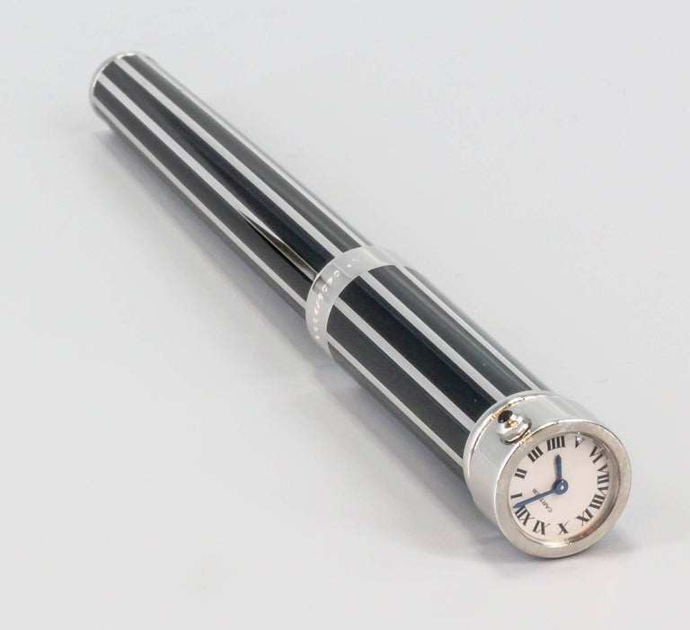 Cartier Limited Edition Fountain Pen Watch at 1stDibs | cartier clock pen,  cartier pen watch