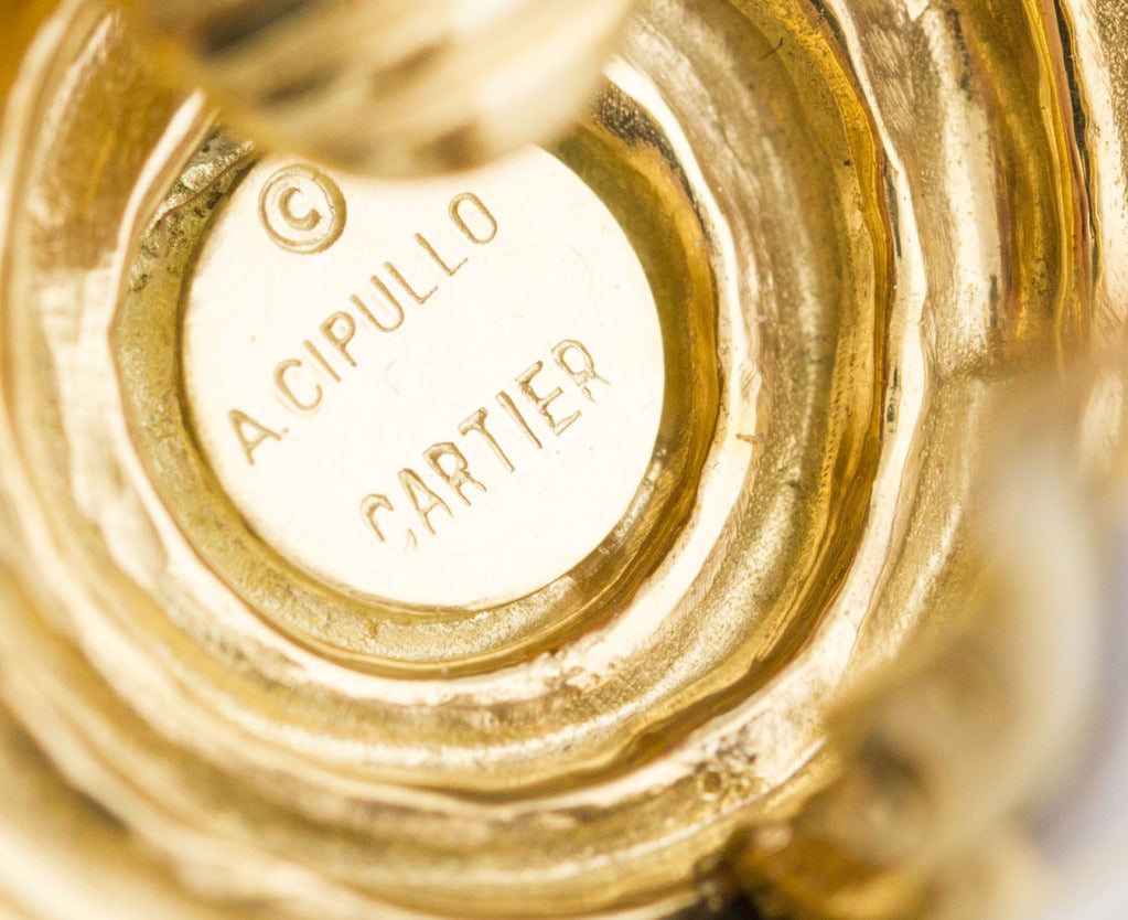 Cartier Aldo Cipullo Gold Earclips 1