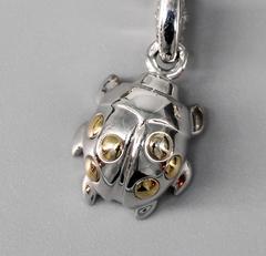 Cartier Diamond Gold Charm Bracelet