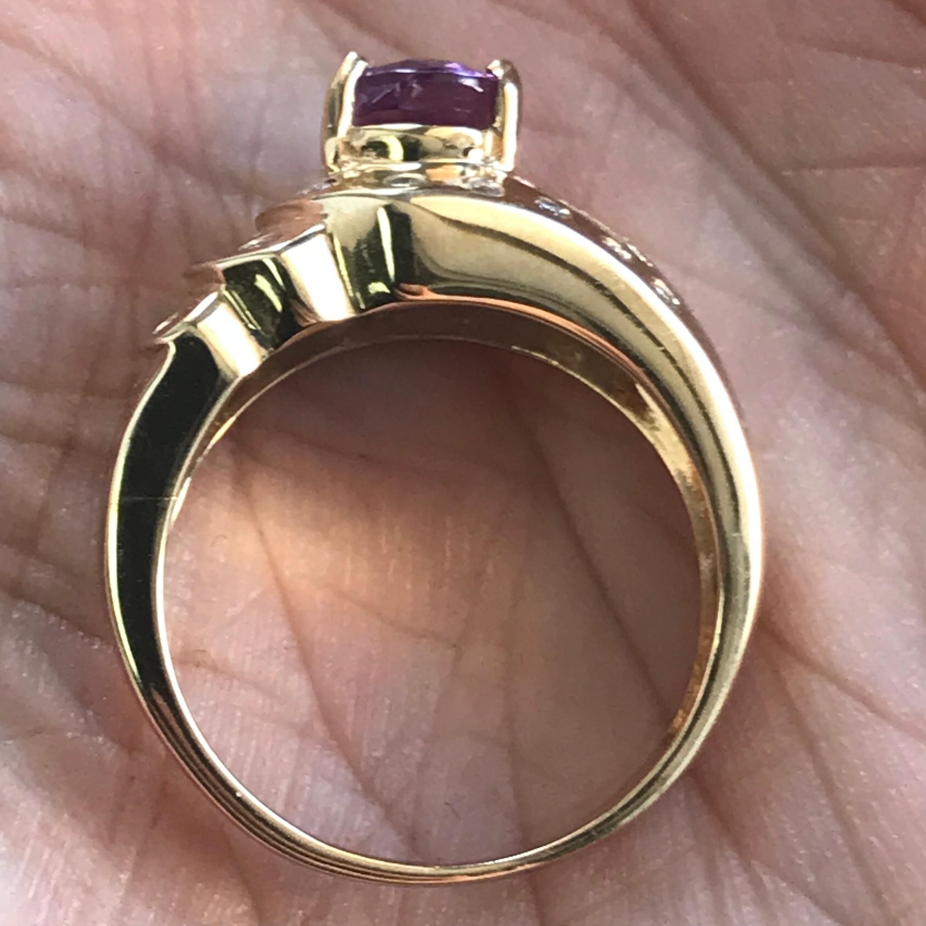 Oval Cut 1.5 Carat TW Oval Pink Sapphire and Diamond Ring, Ben Dannie For Sale