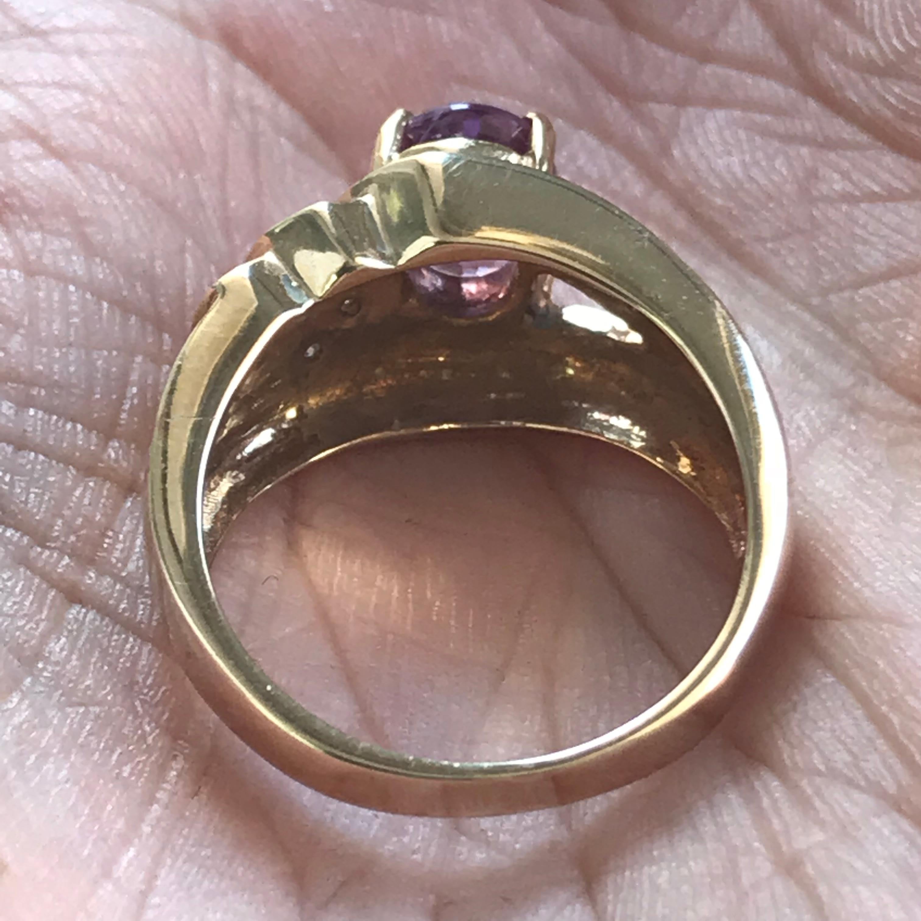 1.5 Carat TW Oval Pink Sapphire and Diamond Ring, Ben Dannie In Excellent Condition For Sale In West Hollywood, CA