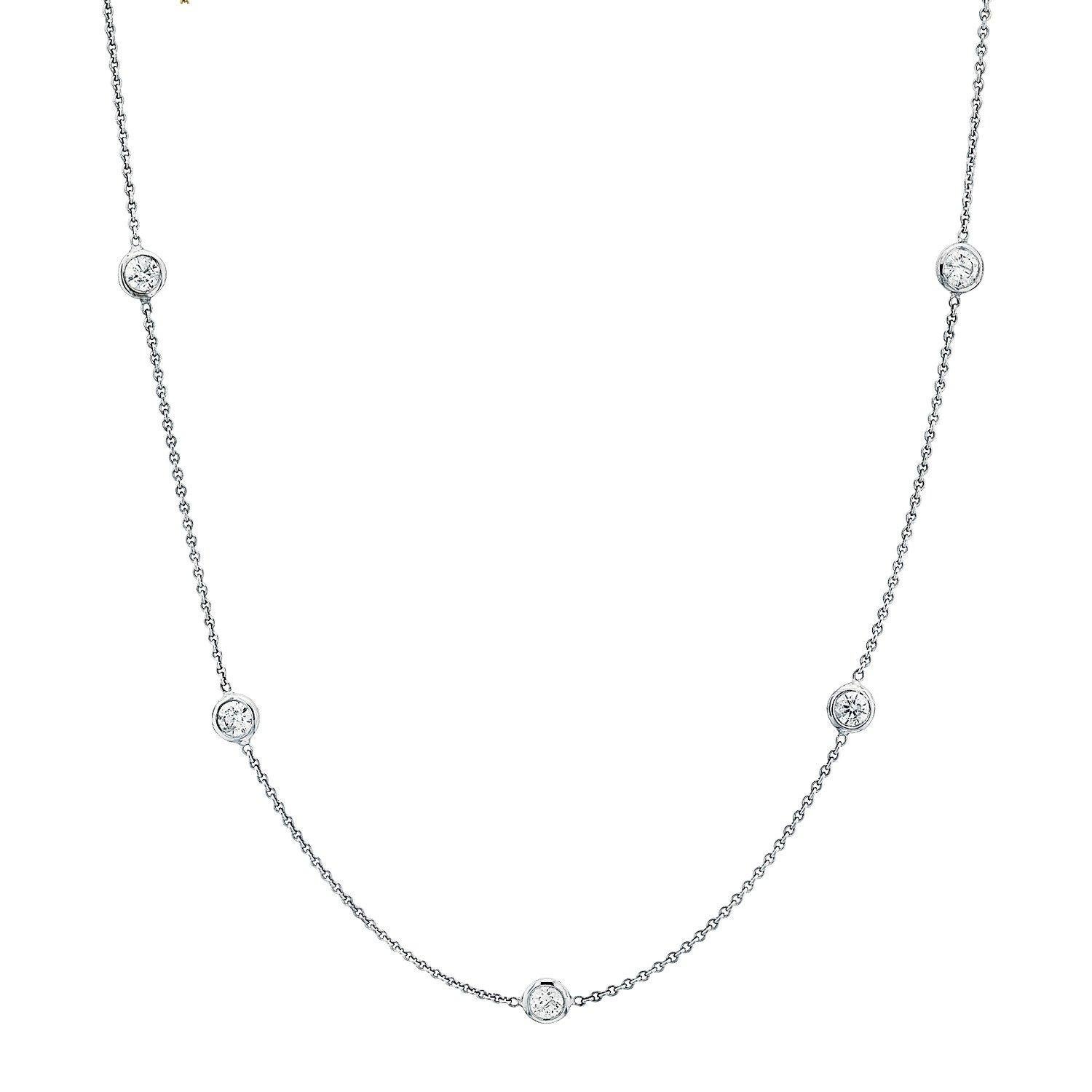 Modern Turn Your Unwanted Jewelry into a Diamonds by the Yard Necklace-Ben Dannie For Sale