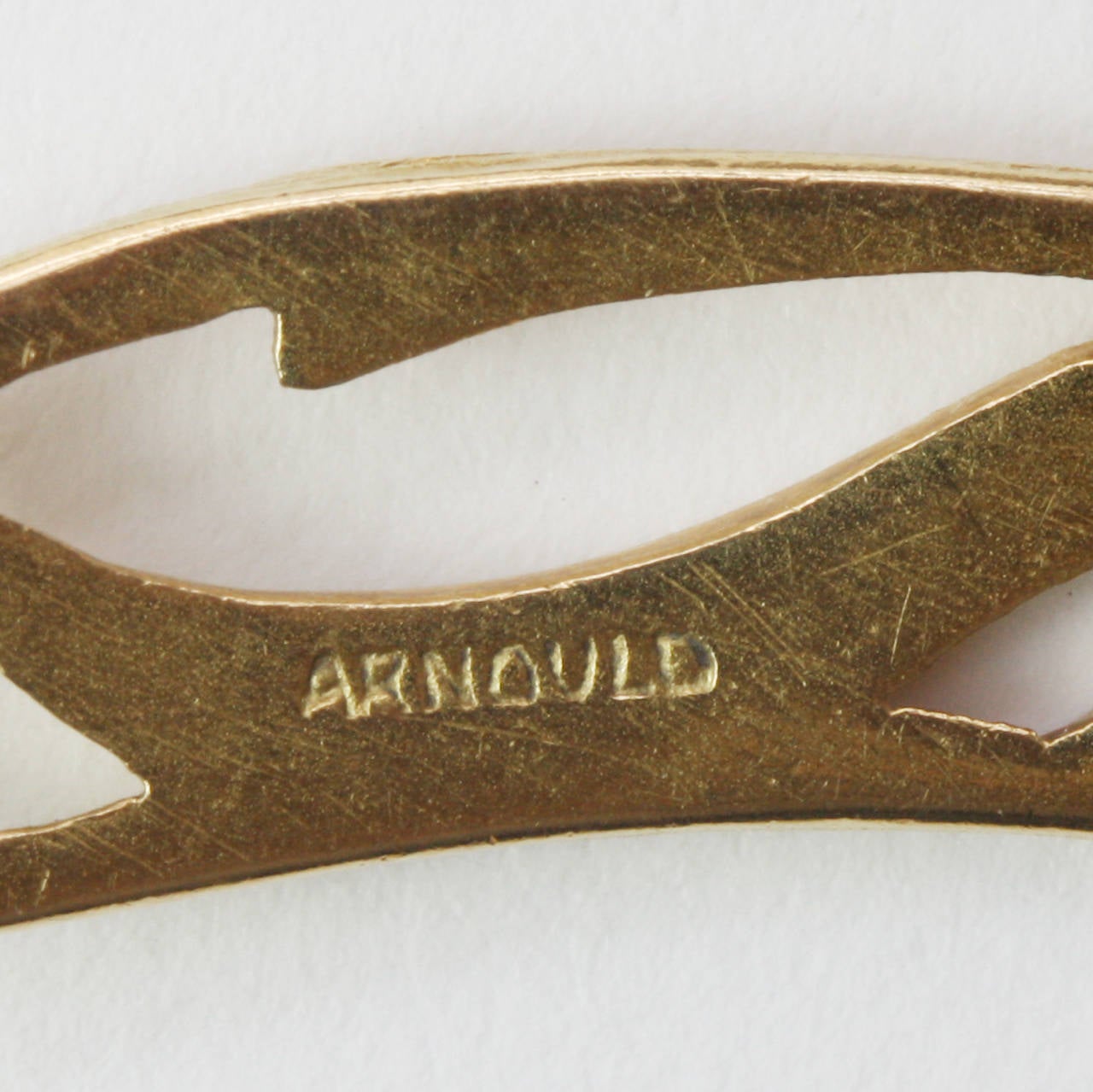 Art Nouveau Arnould Pearl Gold Ears of Corn Necklace