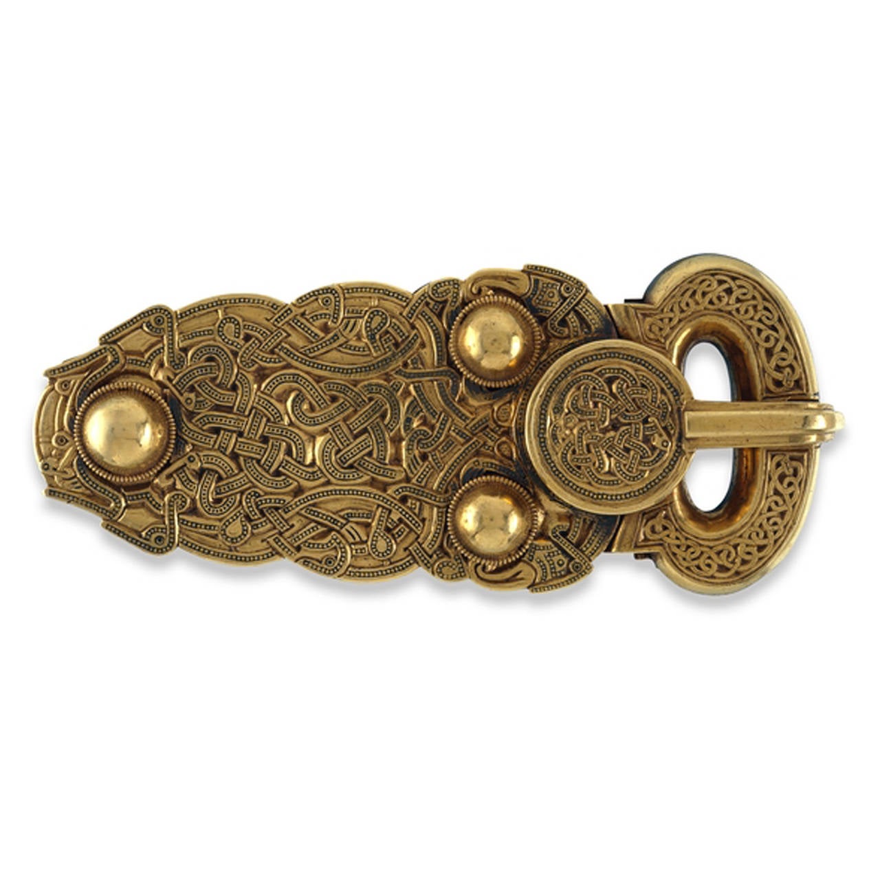 Women's or Men's Hopkins & Hopkins Neo Celtic Gold Belt Buckle