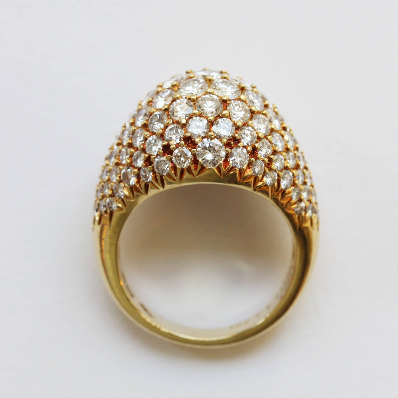 Cartier Diamond Gold Pave Ring In Excellent Condition In Amsterdam, NL