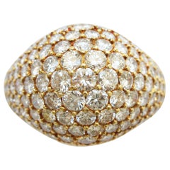 Cartier Diamond Gold Pave Ring
