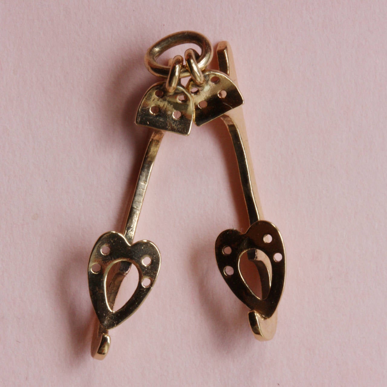 Cartier Gold Ice-Skate Love Charm In Excellent Condition In Amsterdam, NL