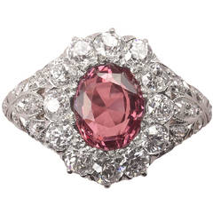 Antique An Edwardian Spinel Diamond Ring