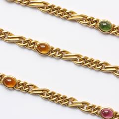 Bulgari Gemstone Gold Long Chain