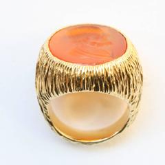 Van Cleef & Arpels Intaglio Gold Ring