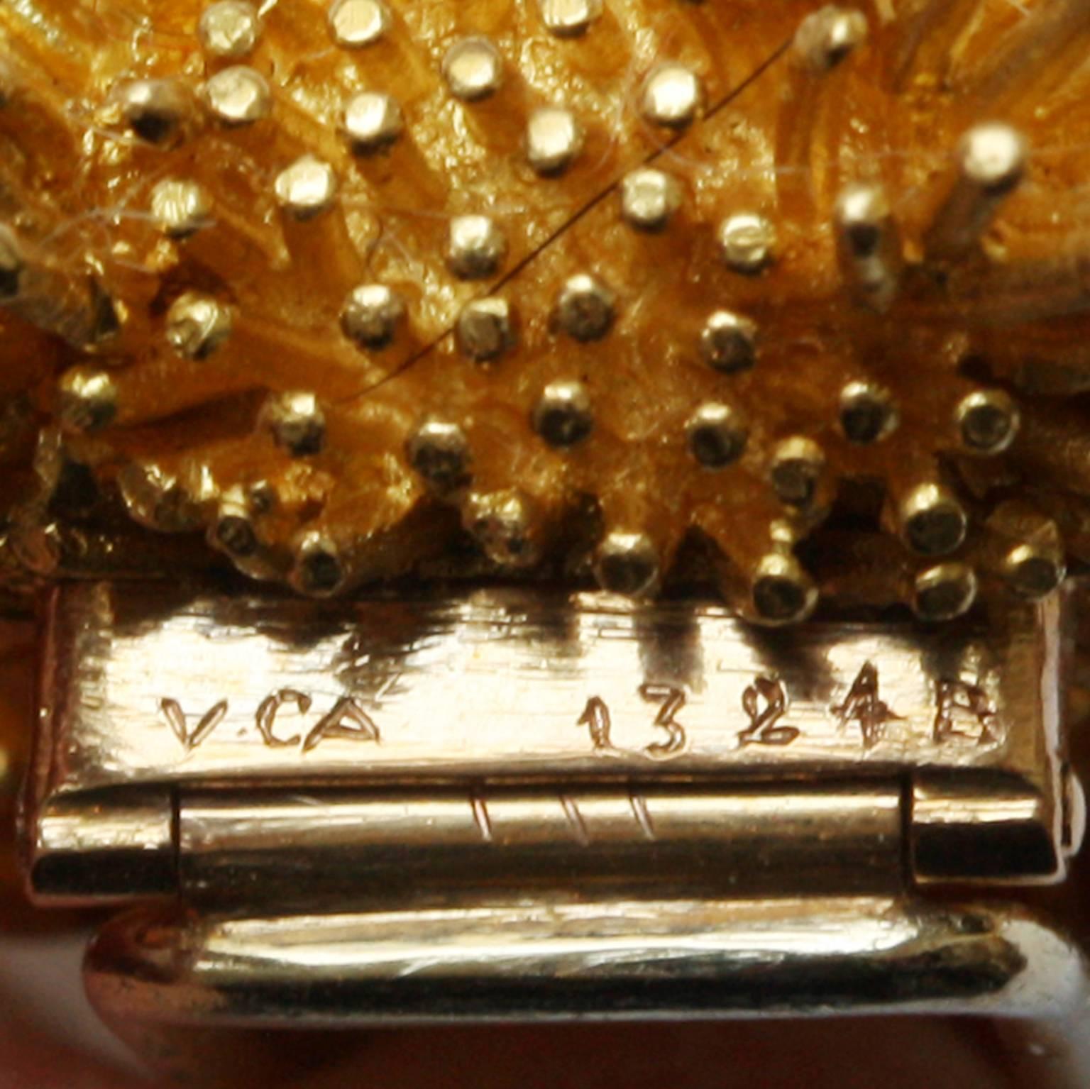 Van Cleef & Arpels Gold Teddybär-Brosche für Damen oder Herren