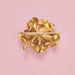 A 14k Gold Art Nouveau Brooch