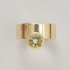 Hans Appenzeller gold band ring with citrine