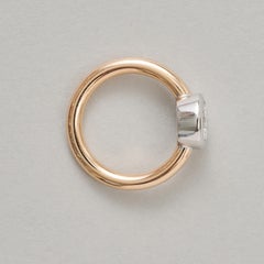 An 18k Gold Solitair Diamond Ring