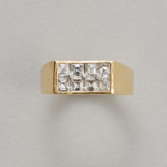 An 18K Gold and Diamond Oscar Heyman Ring